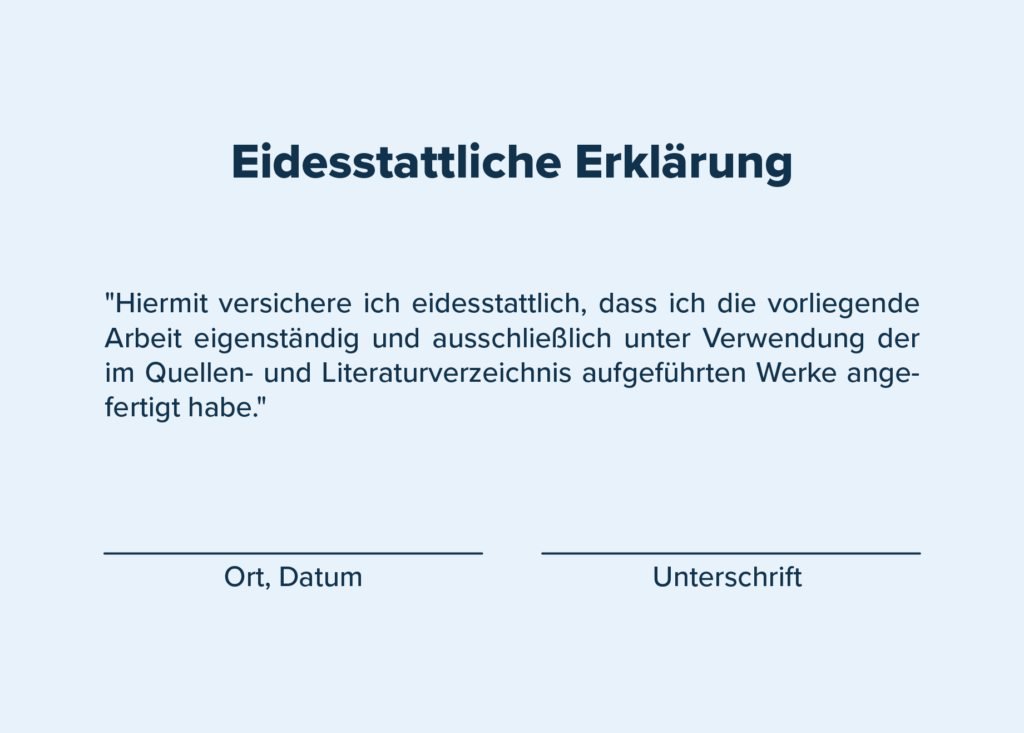 Eidesstattliche Erklärung: Definition, Bedeutung, Muster Und Vorlagen