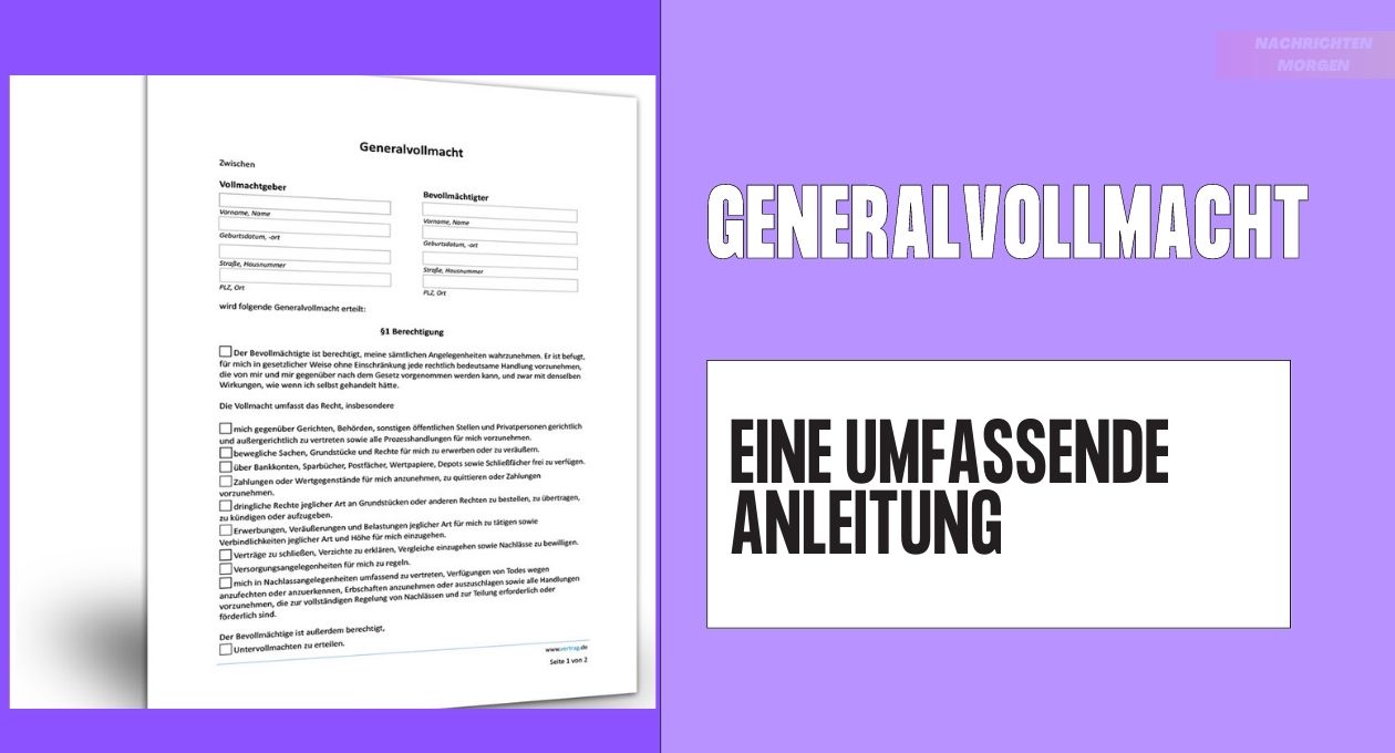 Generalvollmacht