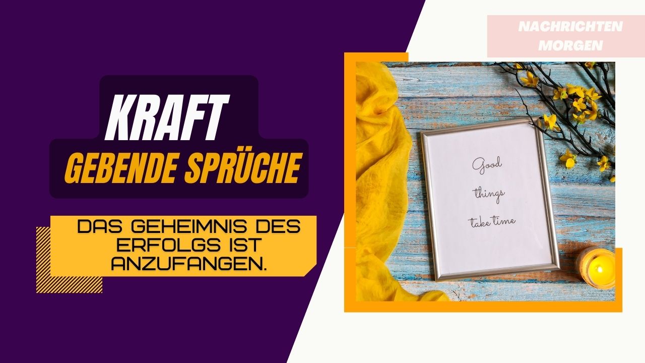 Kraft Gebende Sprüche