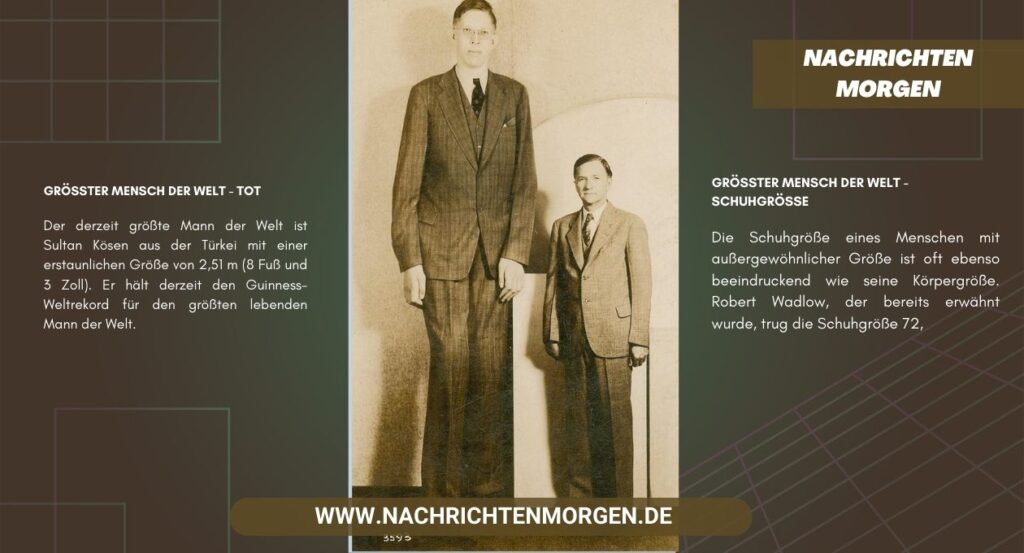 Der Hässligste Mensch Der Welt Größter Mensch der Welt: Faszinierende Geschichten über