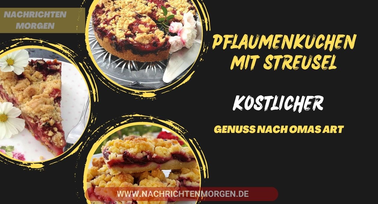 pflaumenkuchen mit streusel