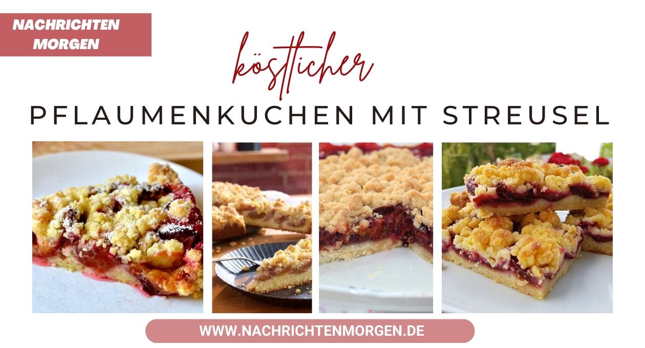 pflaumenkuchen mit streusel