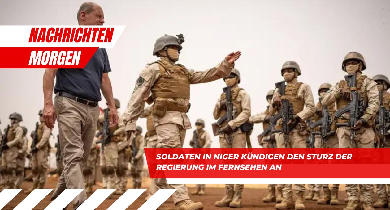 Soldaten in Niger kündigen den Sturz