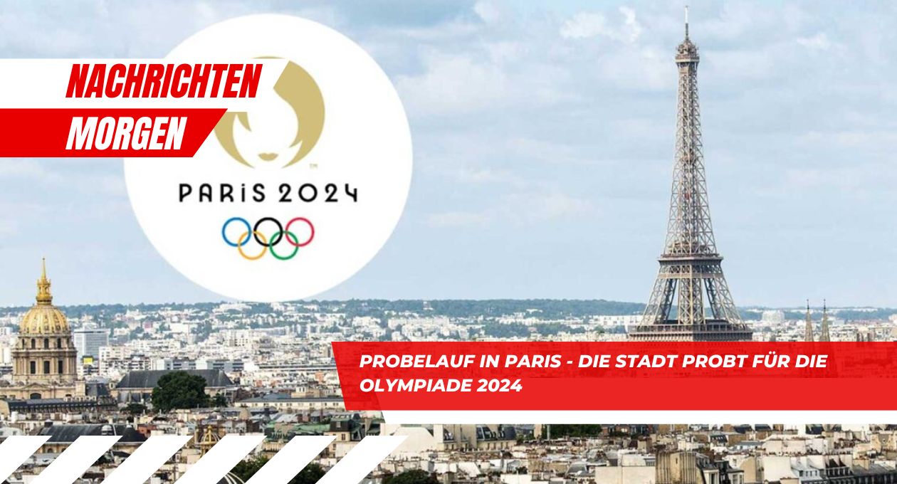 Stadt probt für die Olympiade 2024 a