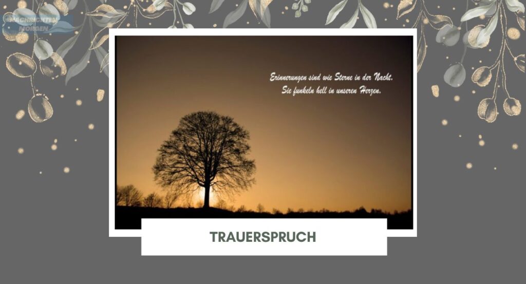 Trauerspruch Kurze und Persönliche Beileidsworte für Trauerkarten