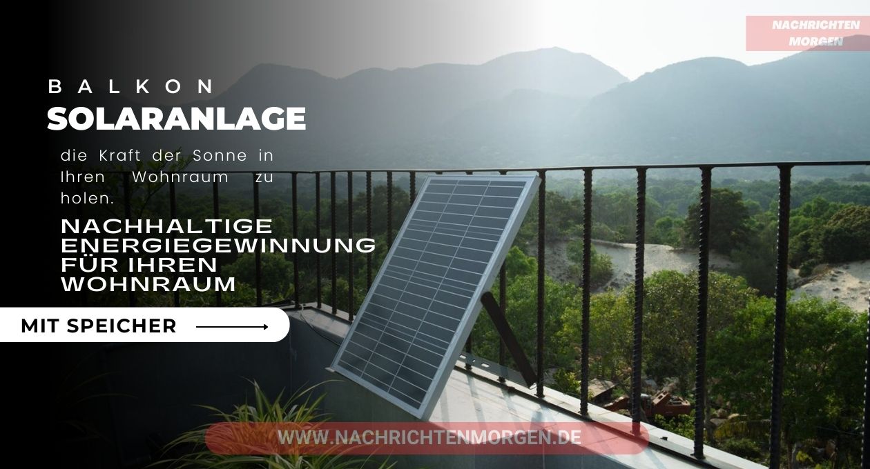 balkon solaranlage mit speicher