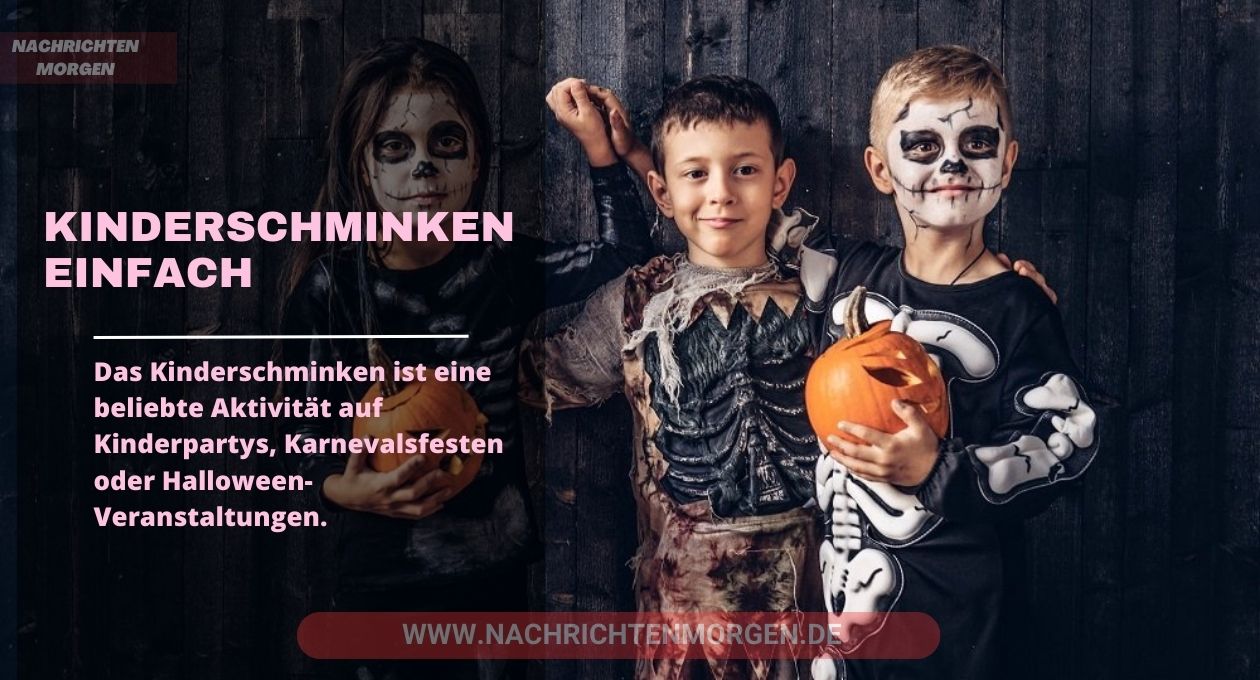 kinderschminken einfach