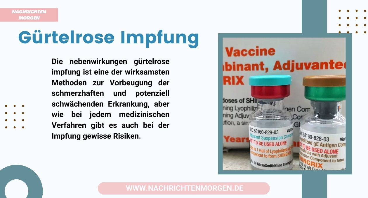 nebenwirkungen gürtelrose impfung