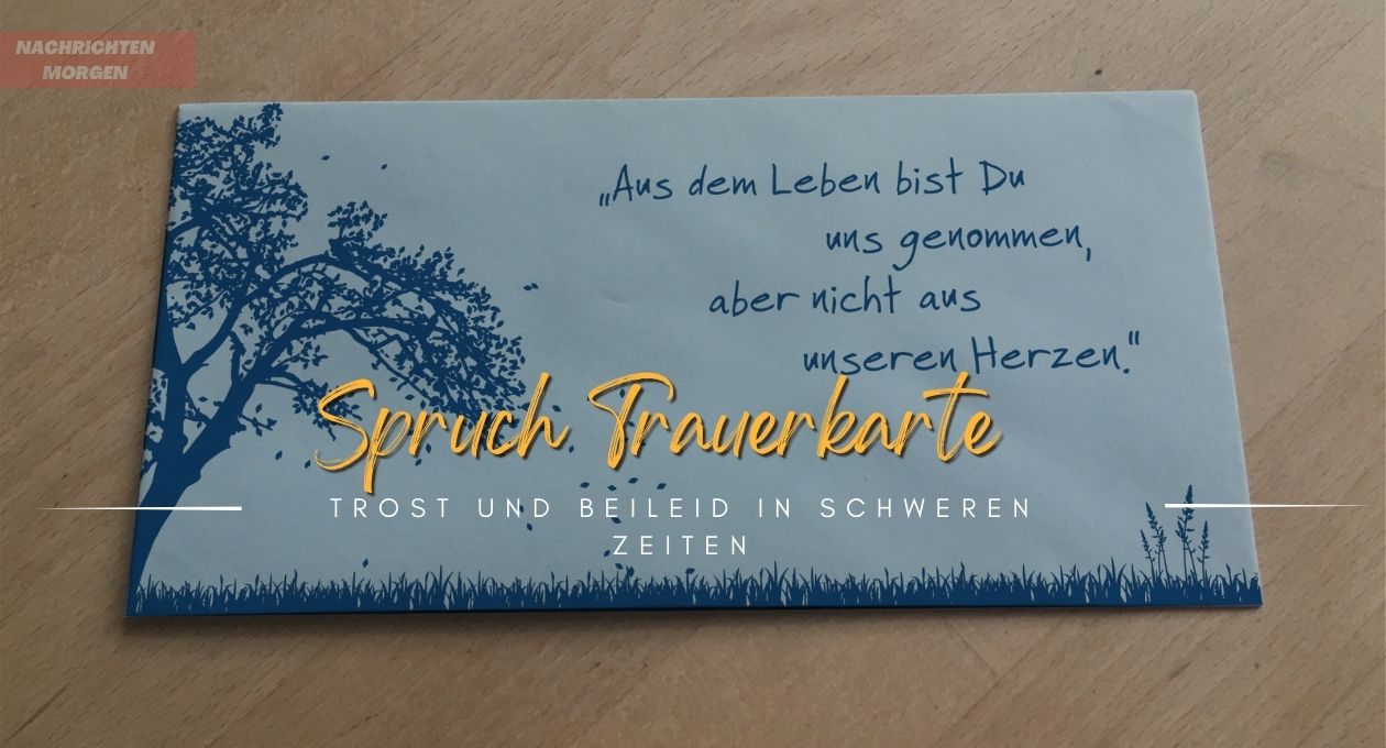 spruch trauerkarte