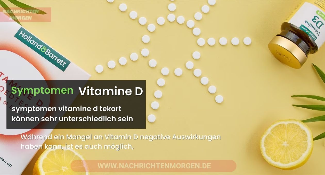 symptomen vitamine d tekort