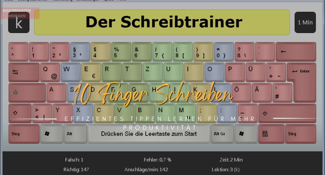 10 finger schreiben