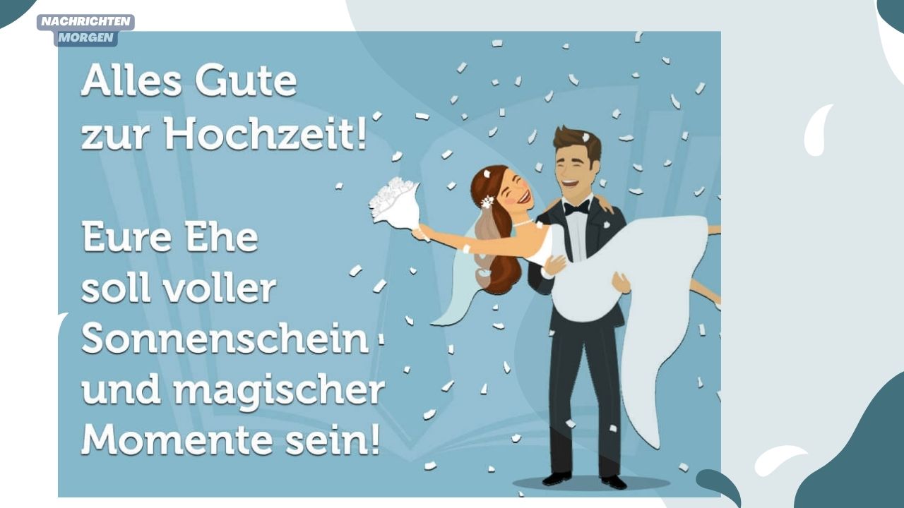 Glückwünsche zur Hochzeit