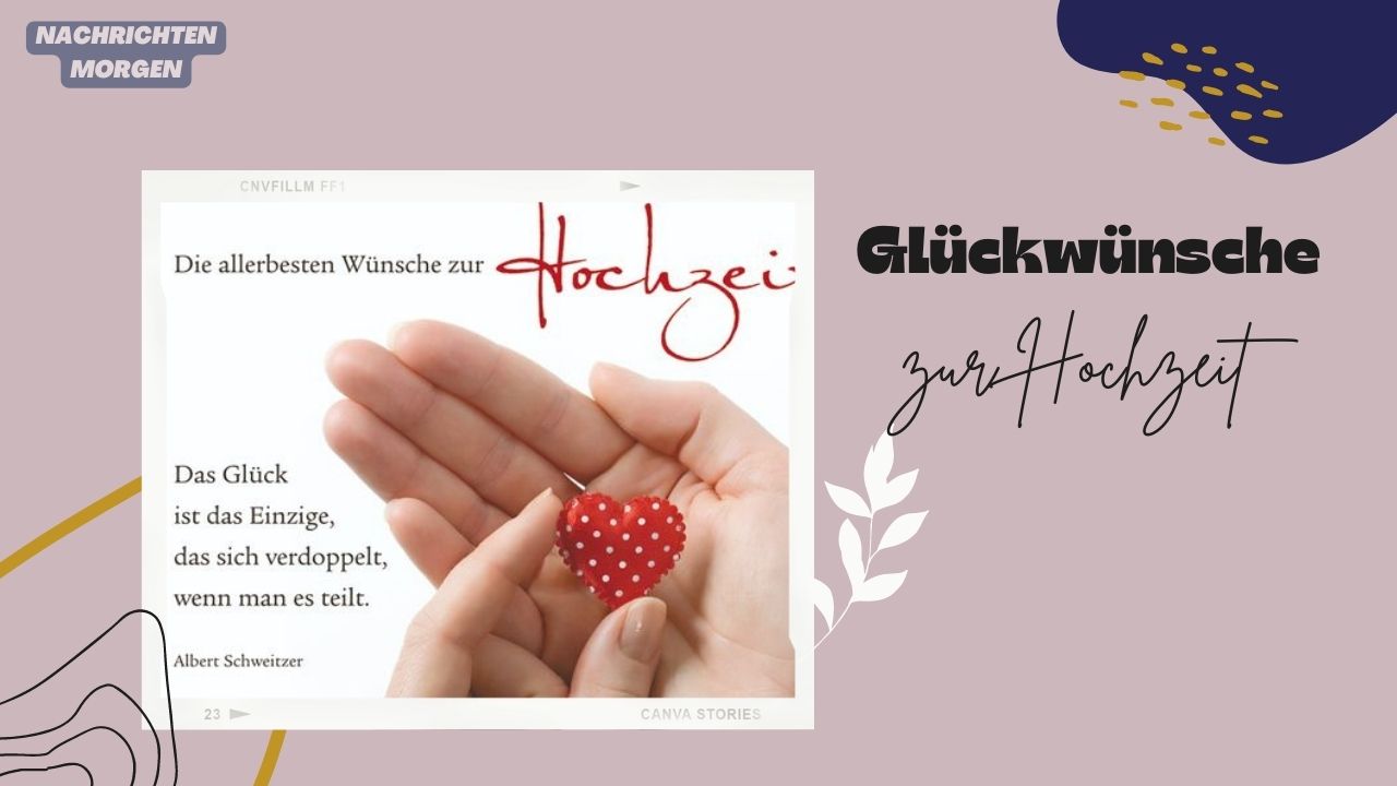 Glückwünsche zur Hochzeit