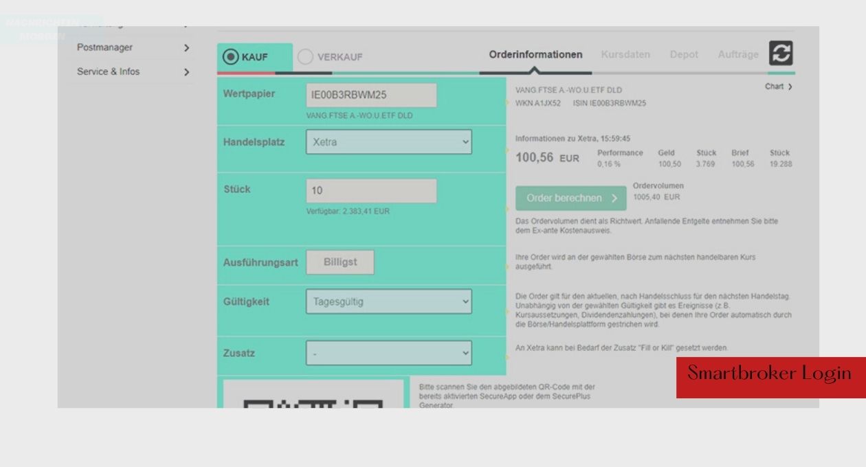 Smartbroker Login