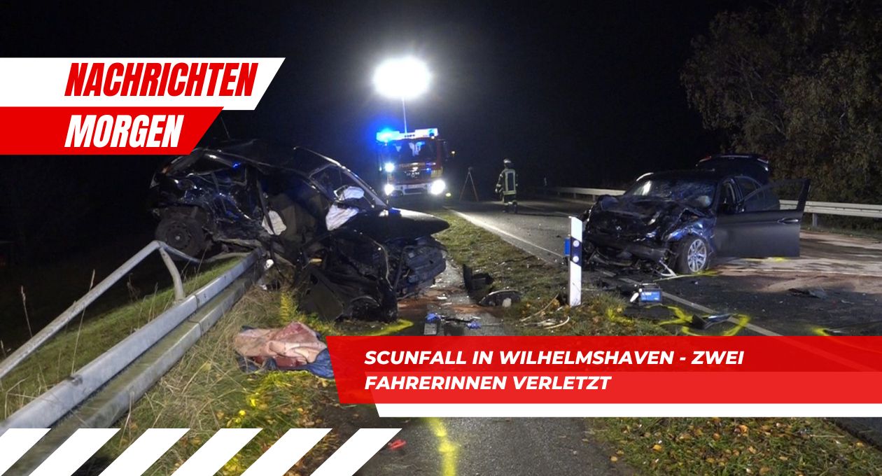 Unfall in Wilhelmshaven - zwei Fahrerinnen verletzt