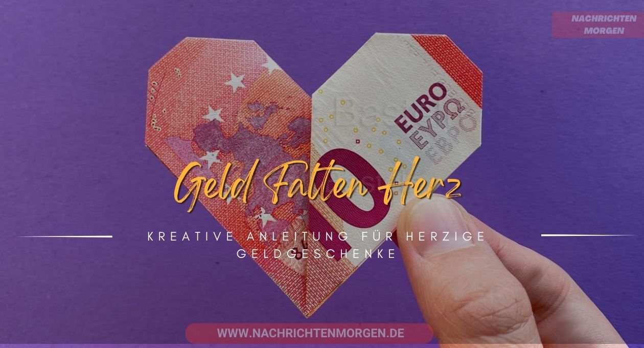 geld falten herz