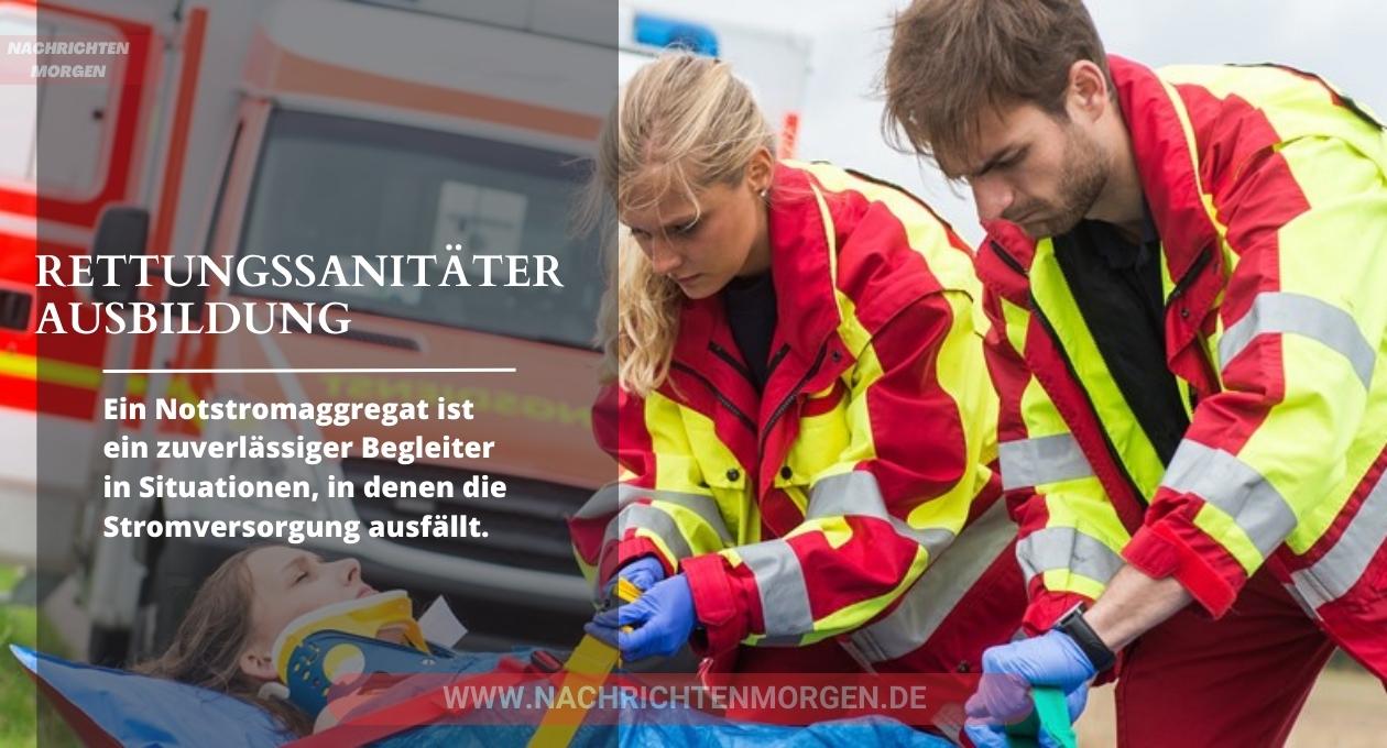 rettungssanitäter ausbildung