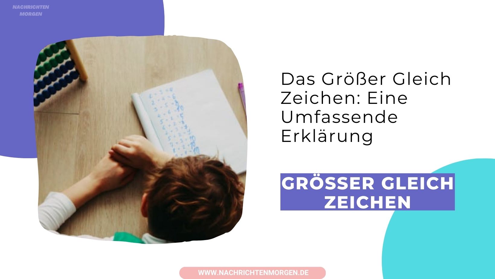 größer gleich zeichen