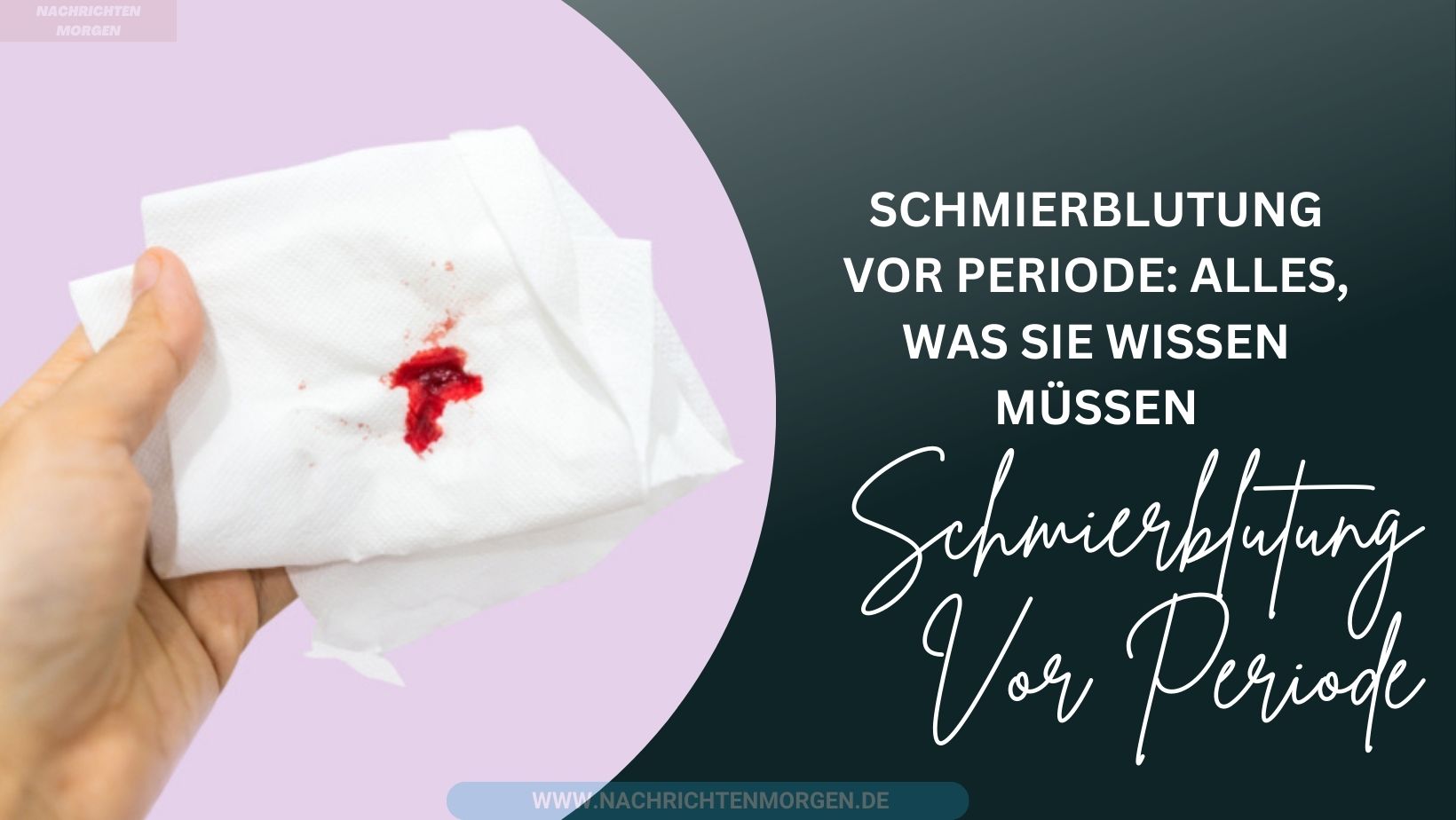 schmierblutung vor periode