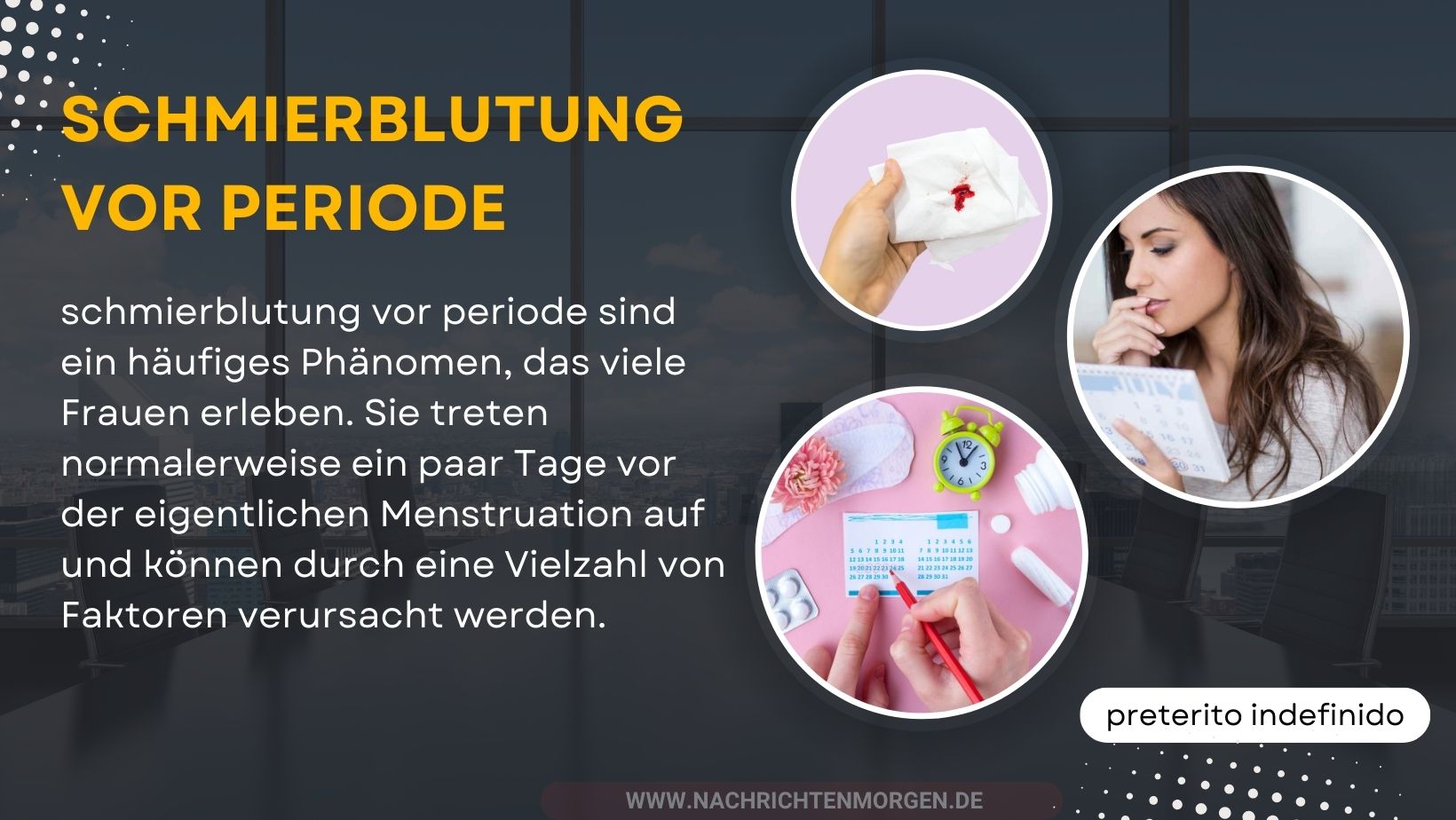 schmierblutung vor periode