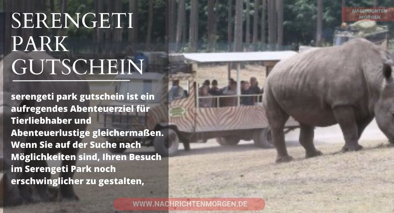 serengeti park gutschein