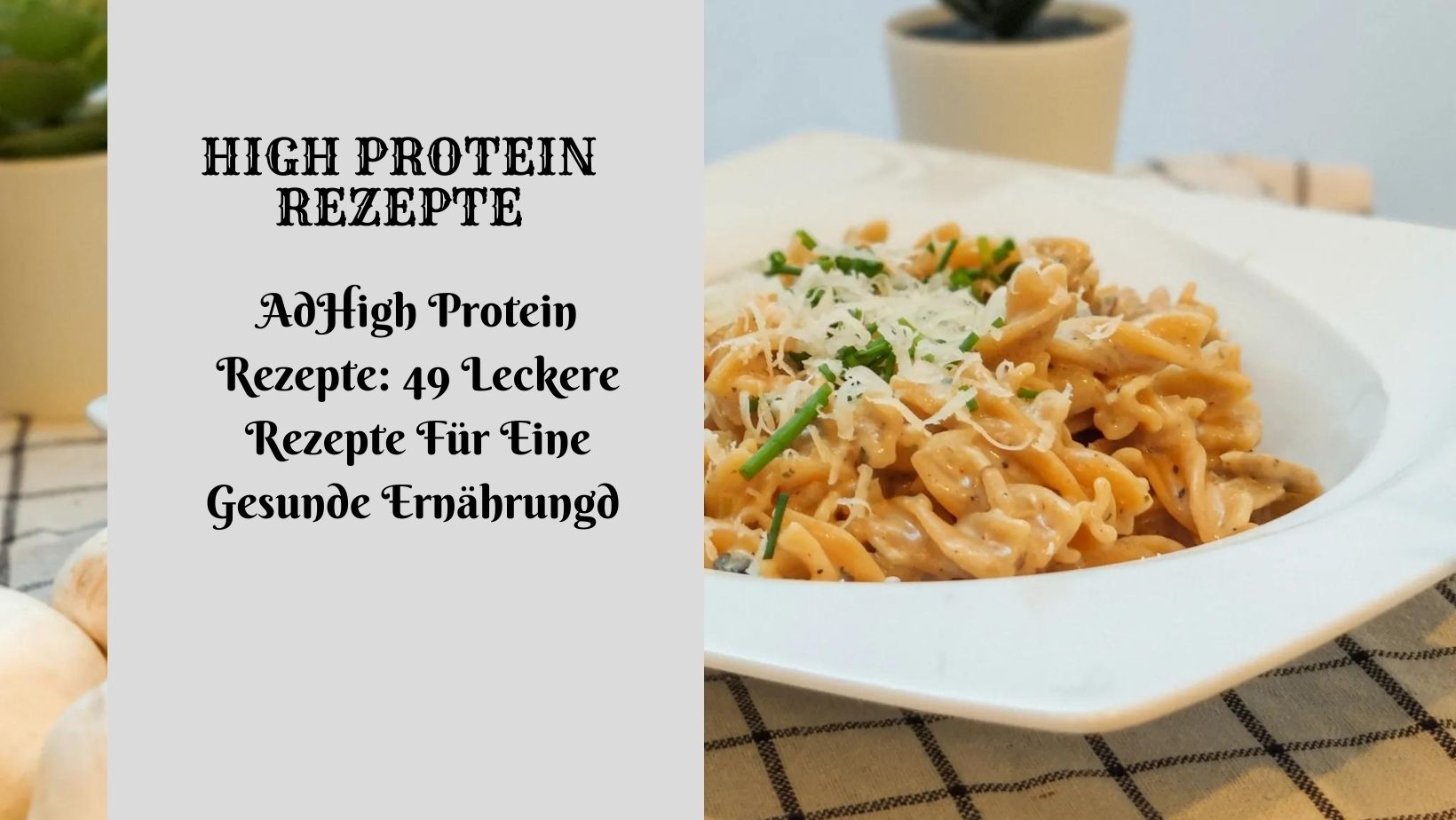 high protein rezepte
