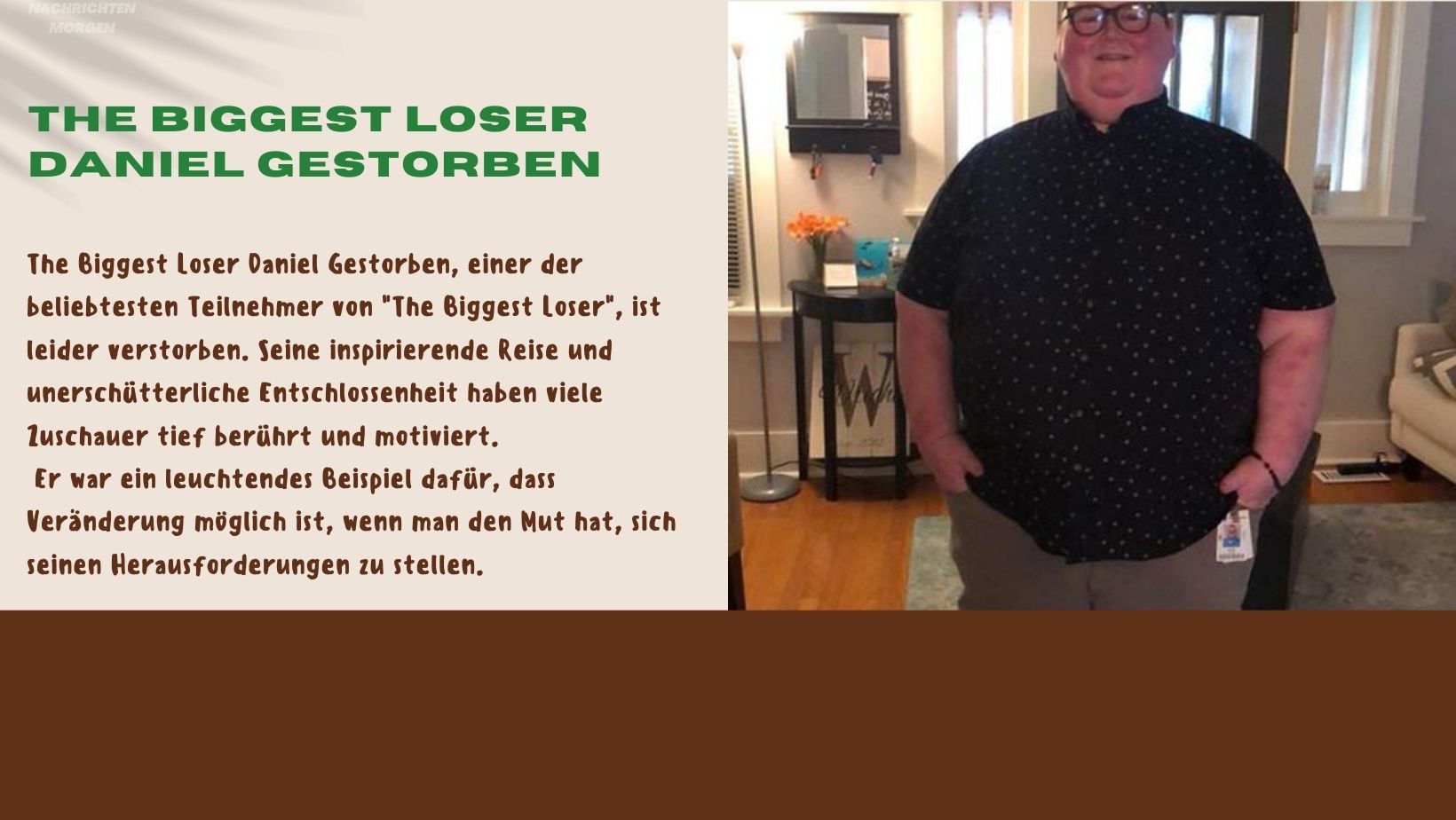 the biggest loser daniel gestorben