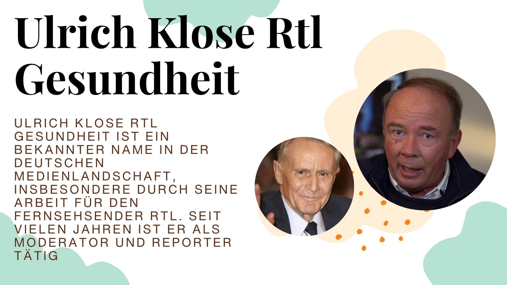 ulrich klose rtl gesundheit