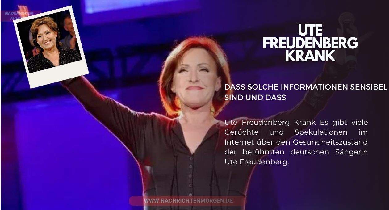 ute freudenberg krank