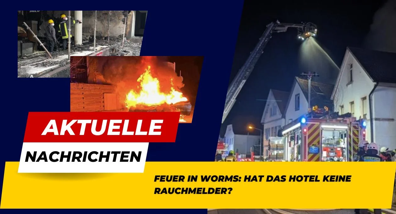 Feuer in Worms