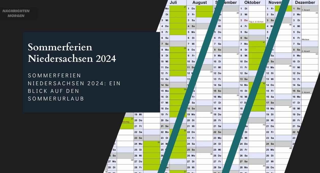 Sommerferien Niedersachsen 2024