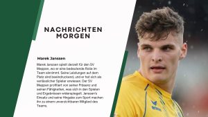 Marek Janssen Ein Talent im Fußball