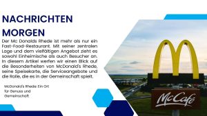 McDonald's Rhede Ein Ort für Genuss und Gemeinschaft