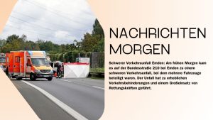 Schwerer Verkehrsunfall in Emden Tragödie auf der Straße (1)