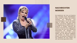 Beatrice Egli in Burlage Ein unvergessliches Konzert