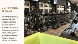 Fitnessstudio Weener Ihr Weg zu Gesundheit und Wohlbefinden